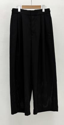 【WYTE】パンチドットボンディングワイドトラウザーズ/11-12660