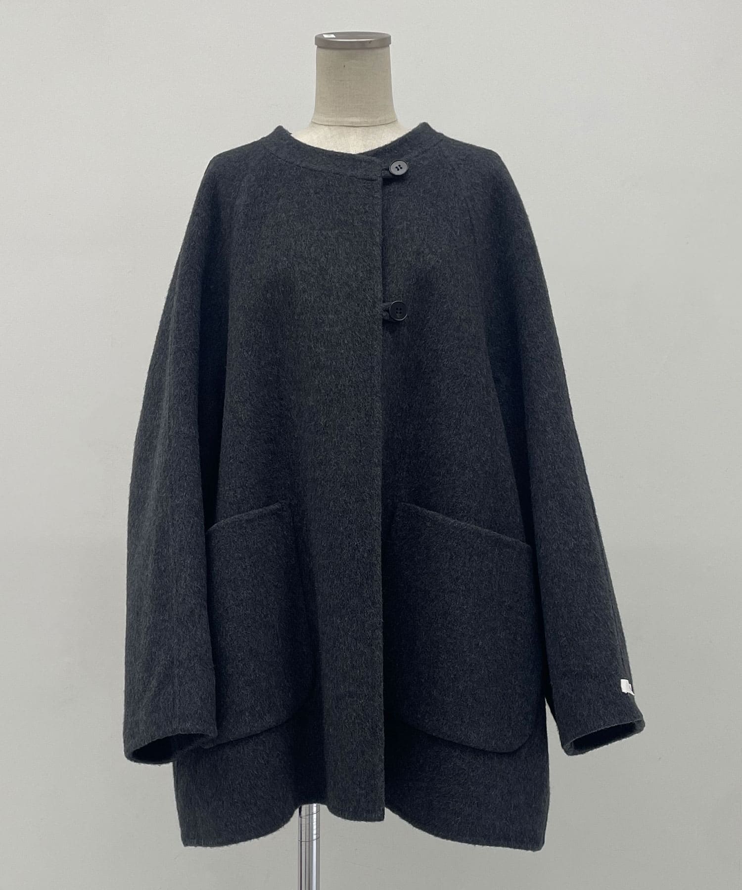 【HERENCIA】ストール付きウールコート/H125308