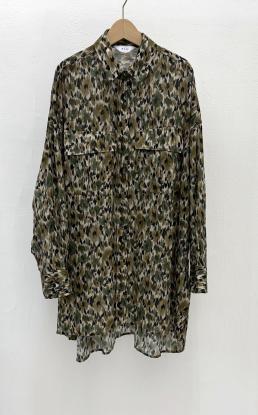 【WYTE】DEVEAUXプリントサイドベンツファティーグシャツ/11-12770