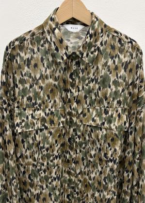 【WYTE】DEVEAUXプリントサイドベンツファティーグシャツ/11-12770