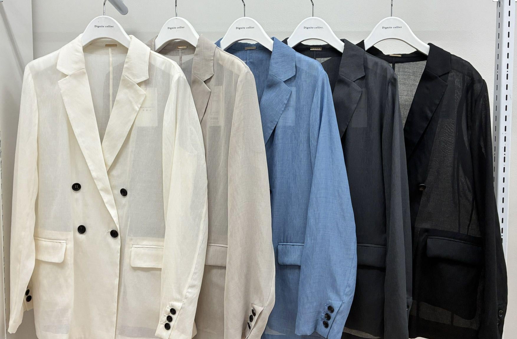 【Dignite Collier】シアーダブルジャケット/80268019