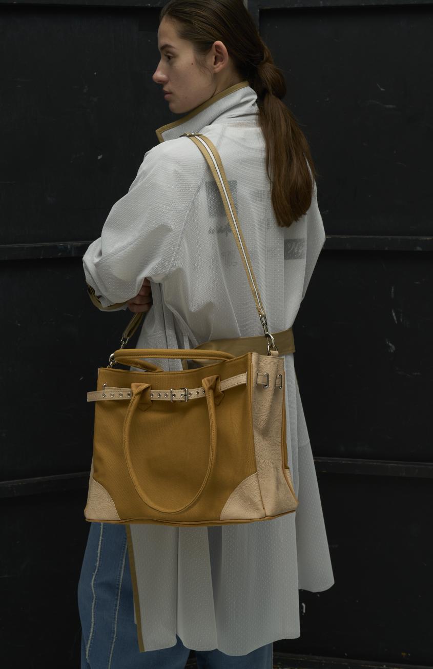 【WYTE】ペイズリーエンボスキャンバスワークボストン/11-90490