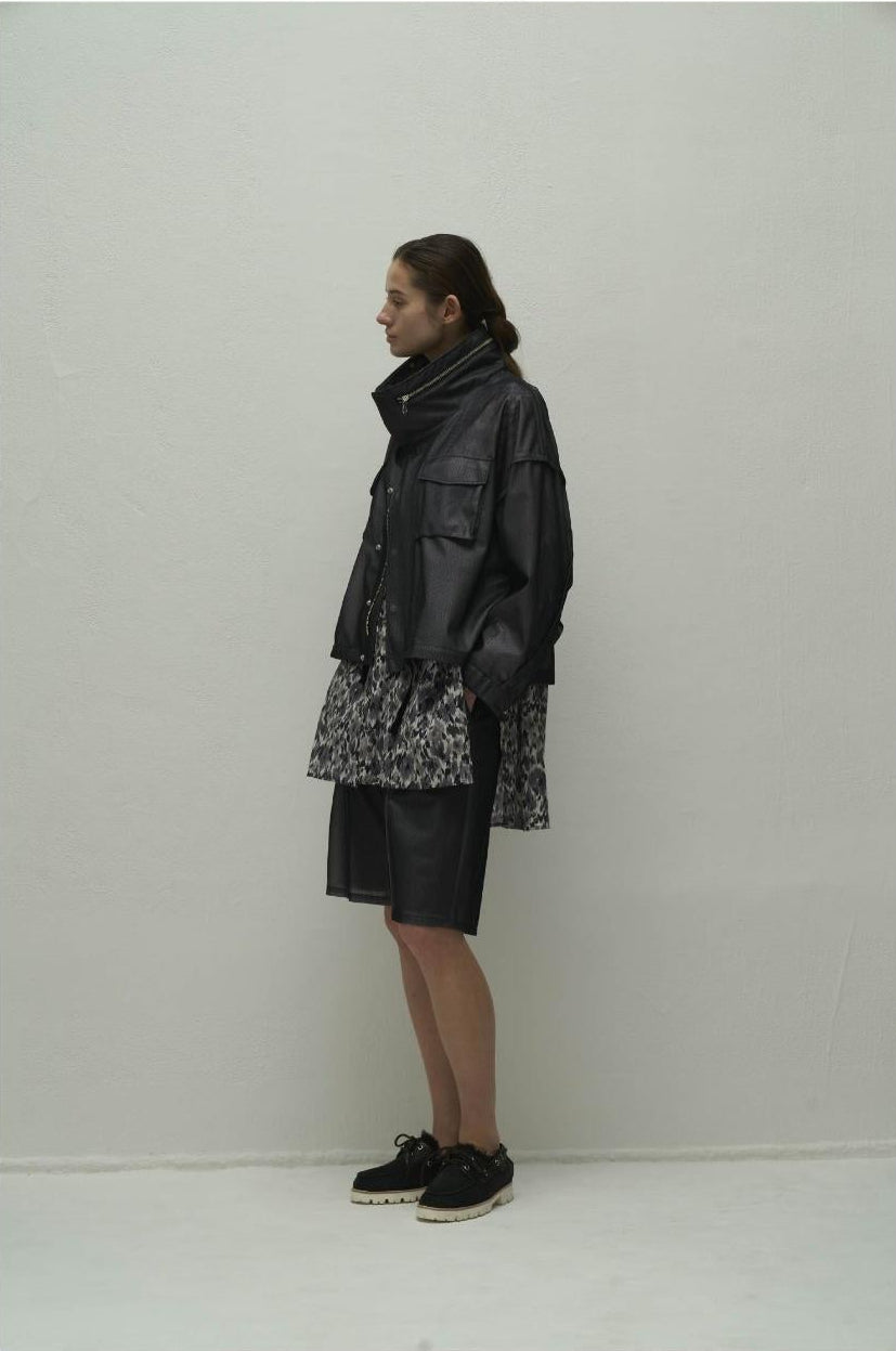 【WYTE】DEVEAUXプリントサイドベンツファティーグシャツ/11-12770