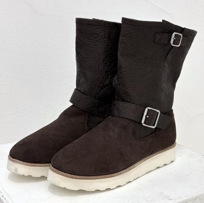 【WYTE】ペイズリーエンボスハイブリットエンジニアブーツ/12-90090