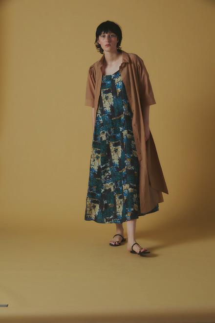 【ANGELINA】チェックプリントキャミワンピース/26163-2077WC