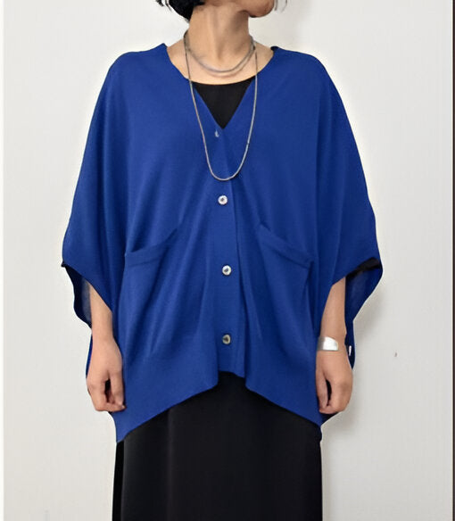 【siro de labonte】ポンチョベストカーディガン/R623103