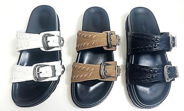 【ATELIER BRUGGE】ウェスタンWベルトサンダル/26ISM-10