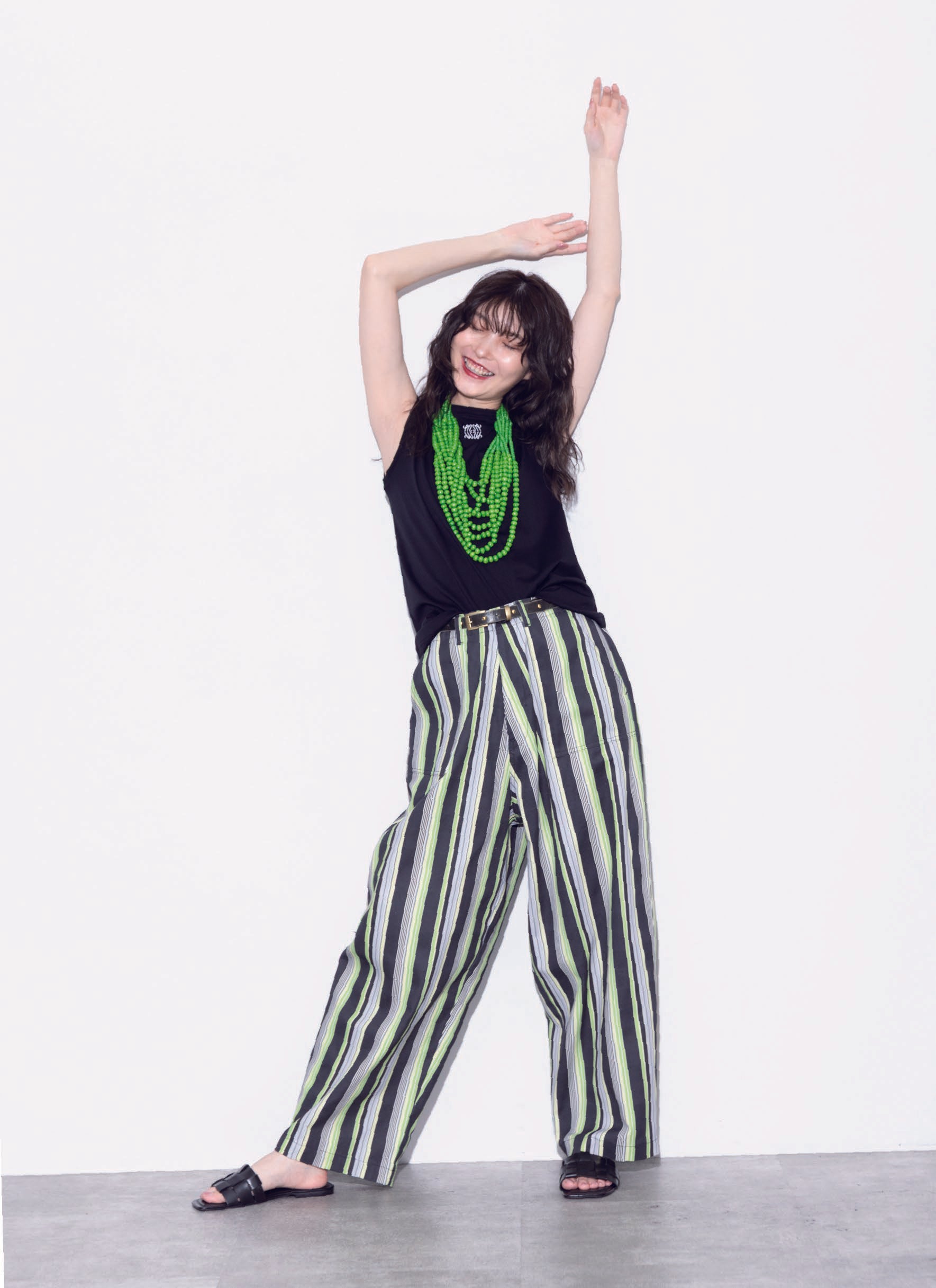 【MARGAUX VINTAGE】木製ビーズネックレス/MG AC-26064-S