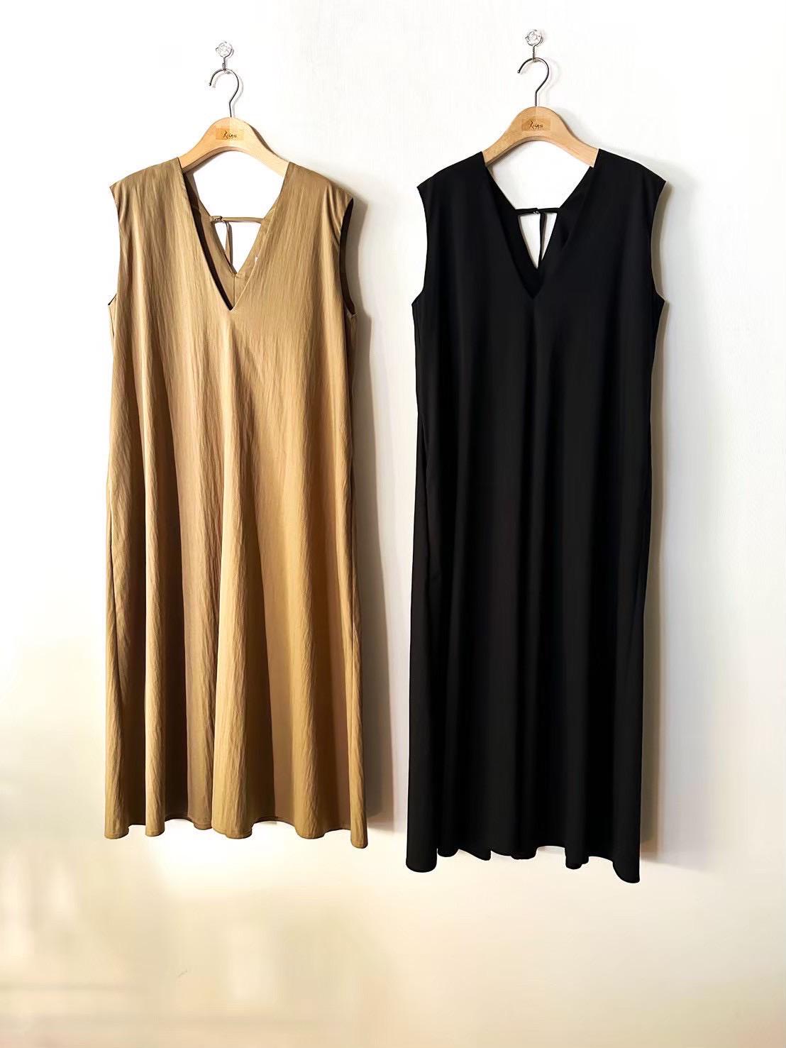 【RILATO】清涼素材V開きワンピース/R26274