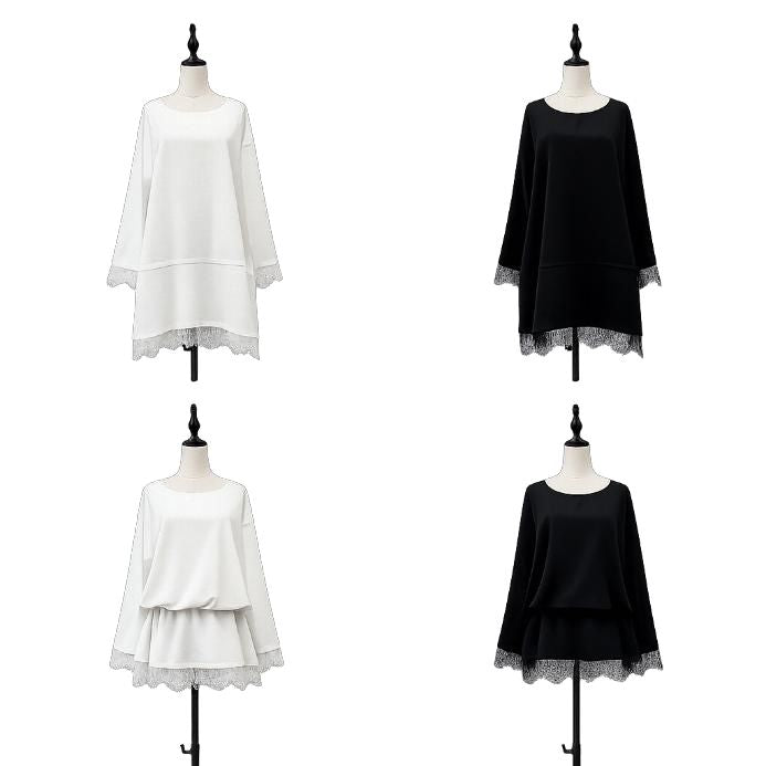 【siro de labonte】2wayレースドッキングプルオーバー/R653209