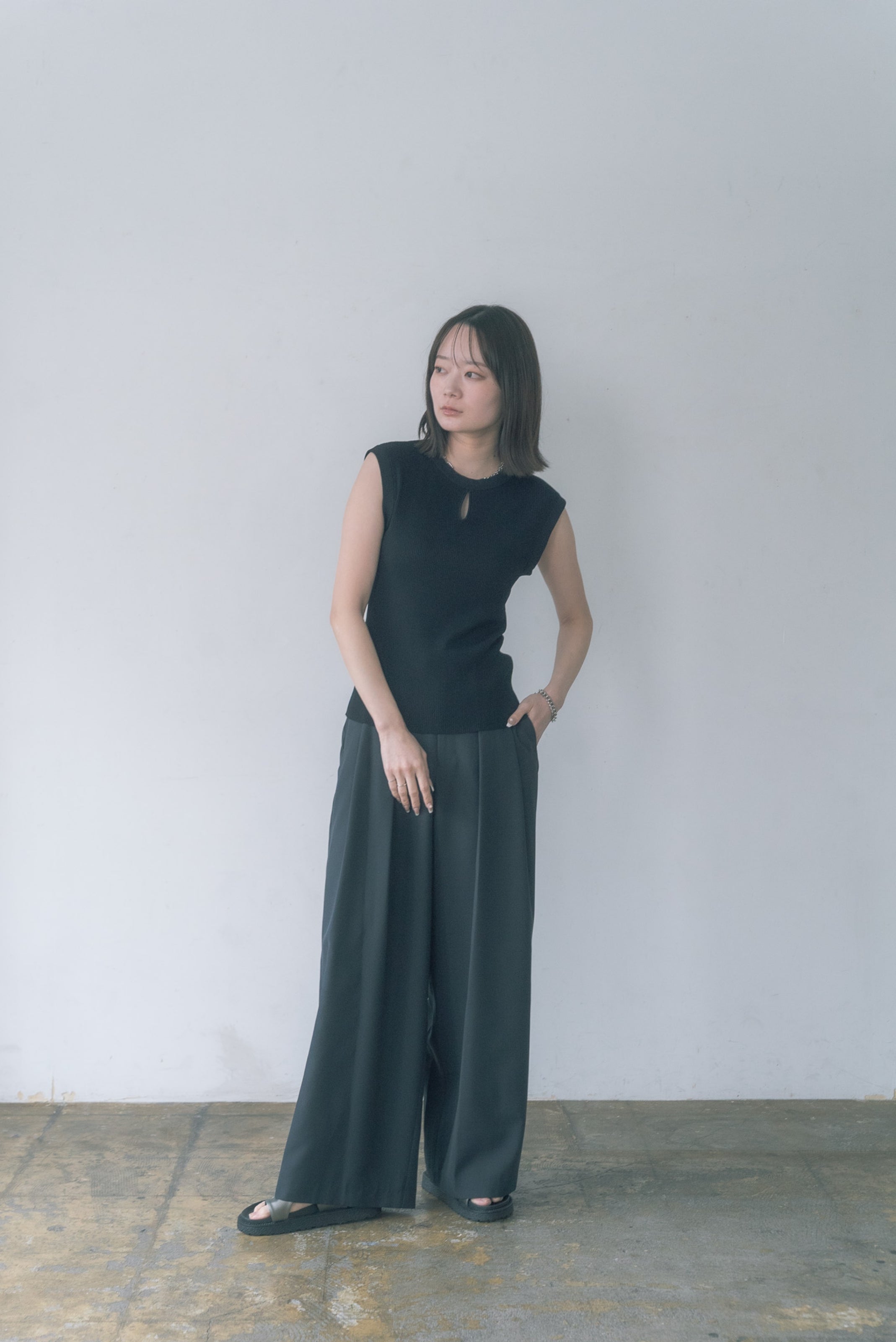 【ante aciem】16G2WAYリブアイレットノースリーブ/11267951