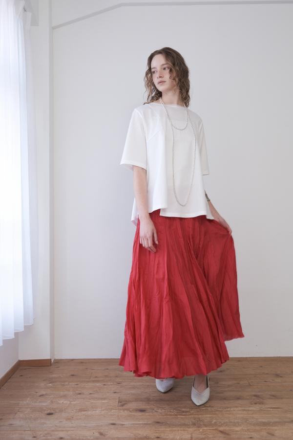 【akane】コットンワッシャースカート/26168-8323S-G