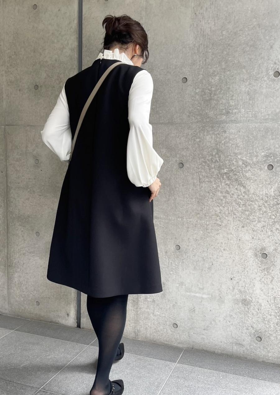 【anana】ジョーゼットフリルリボンブラウス/a52-049