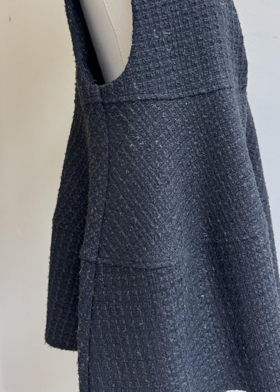 【anana】ラメシャギーツイード立体フォルムベスト/a61-025