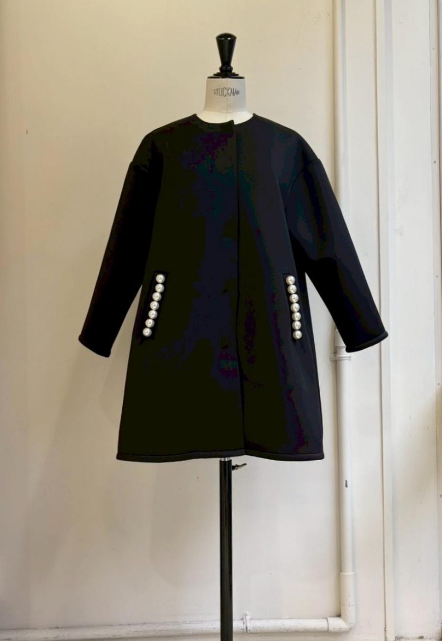 【anana】パール付スポンジコート/a79-031