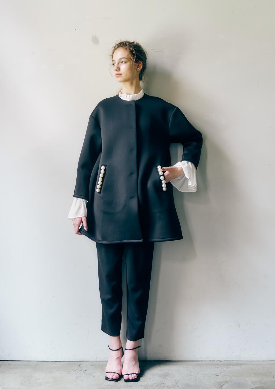 【anana】パール付スポンジコート/a79-031