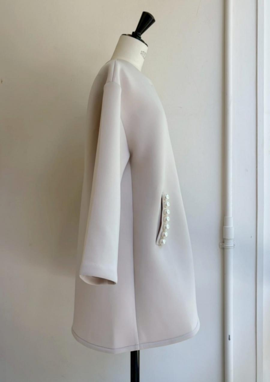 【anana】パール付スポンジコート/a79-031