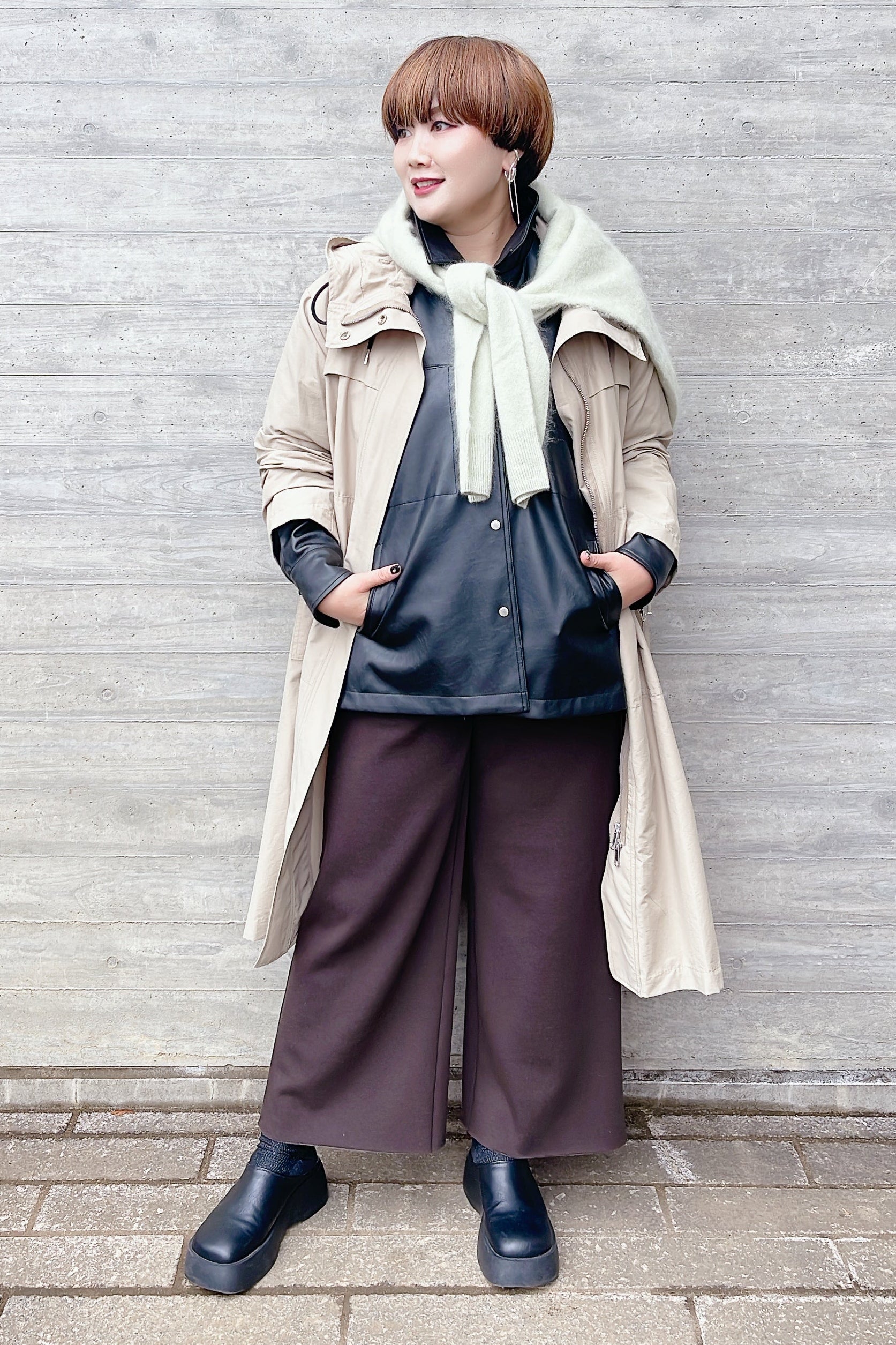 今季の大本命レザージャケット〈トレンチコート×レザージャケット〉