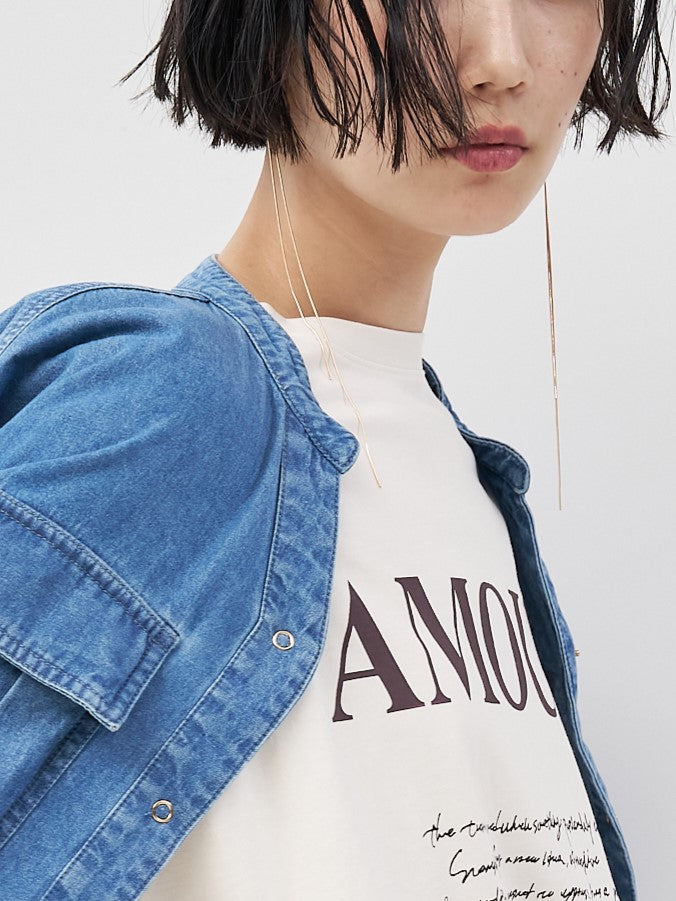 CHIGNON】ロングチェーン2WAYピアス/0052-253-2SH