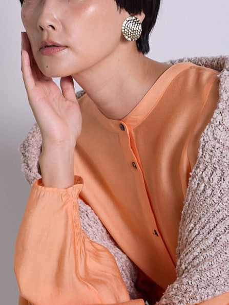 【CHIGNON】ウェイビープレートピアス/0056-511SH
