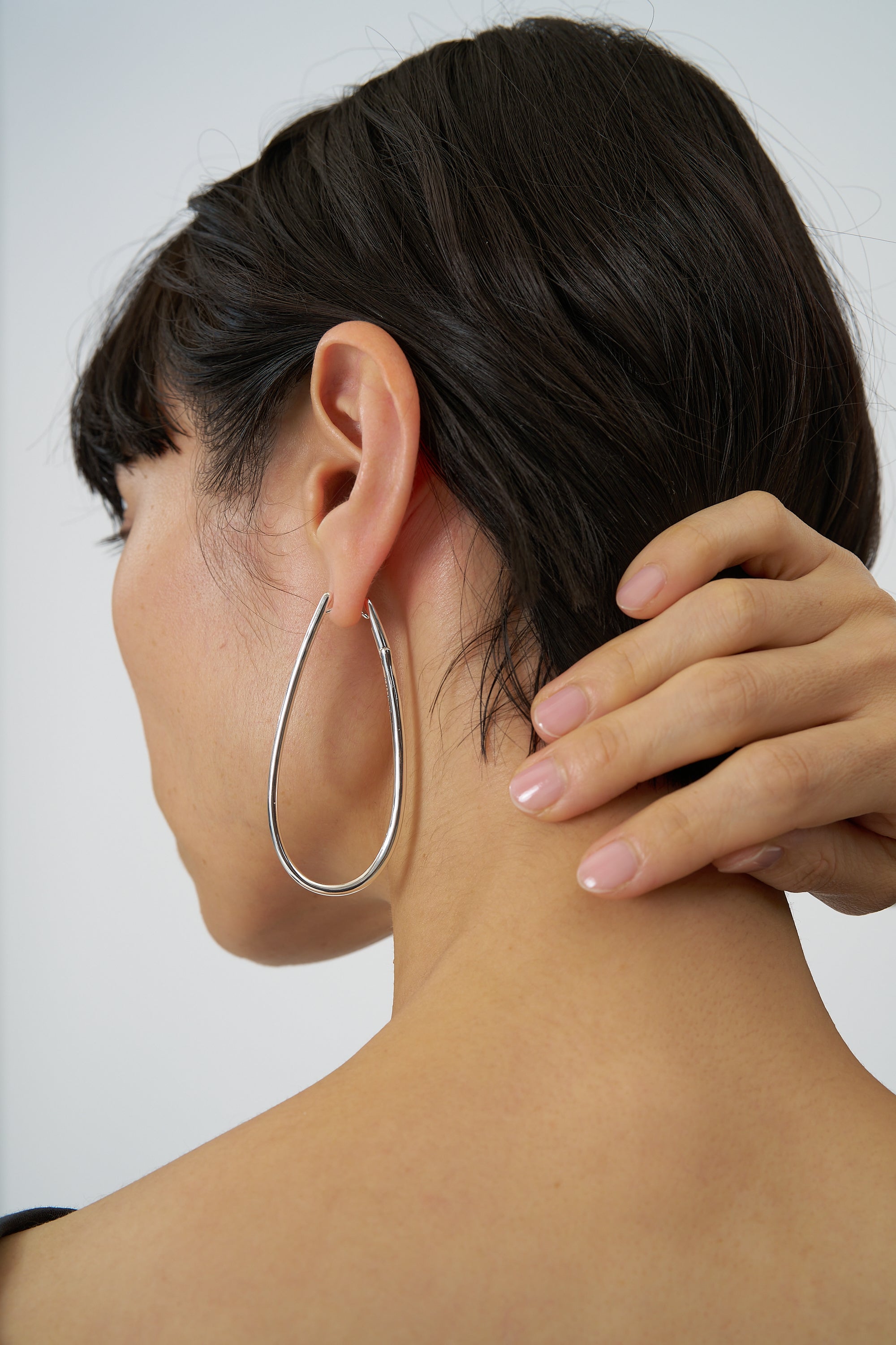 【CHIGNON】ドロップフープワンタッチピアス/0061-112SH