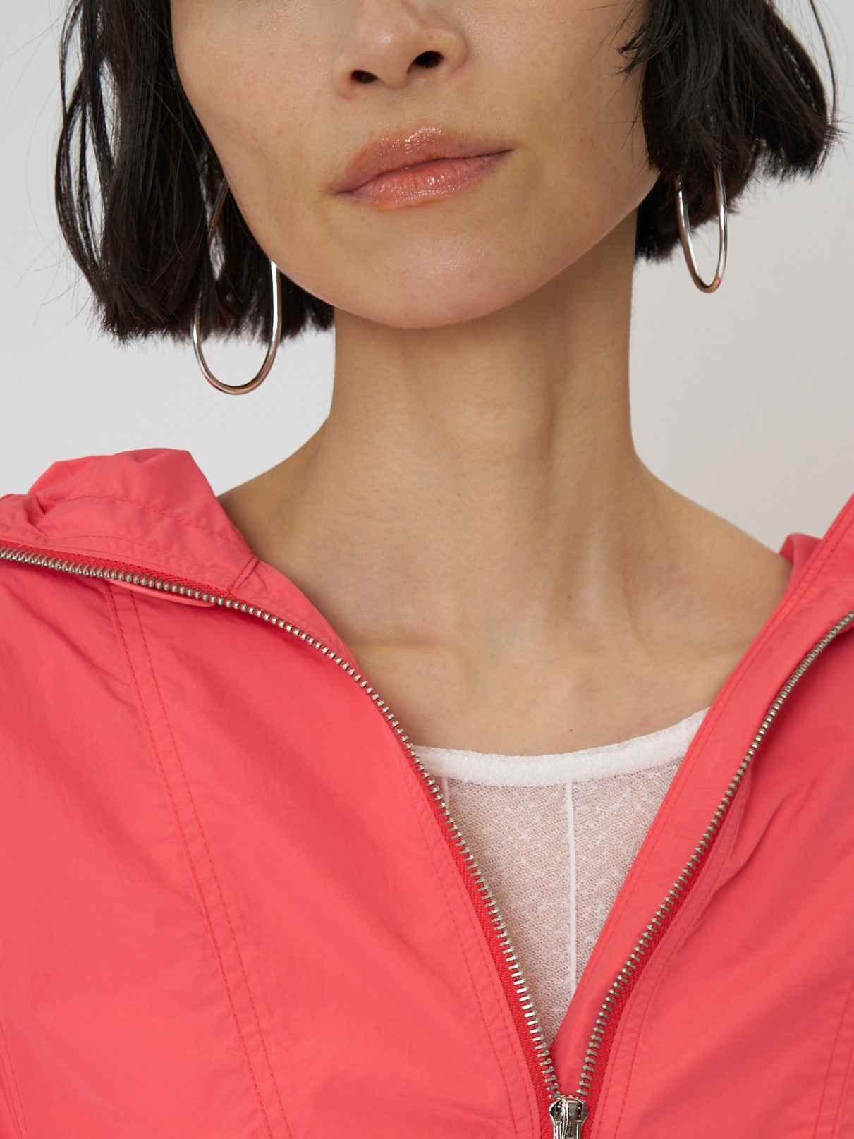 【CHIGNON】ドロップフープワンタッチピアス/0061-112SH