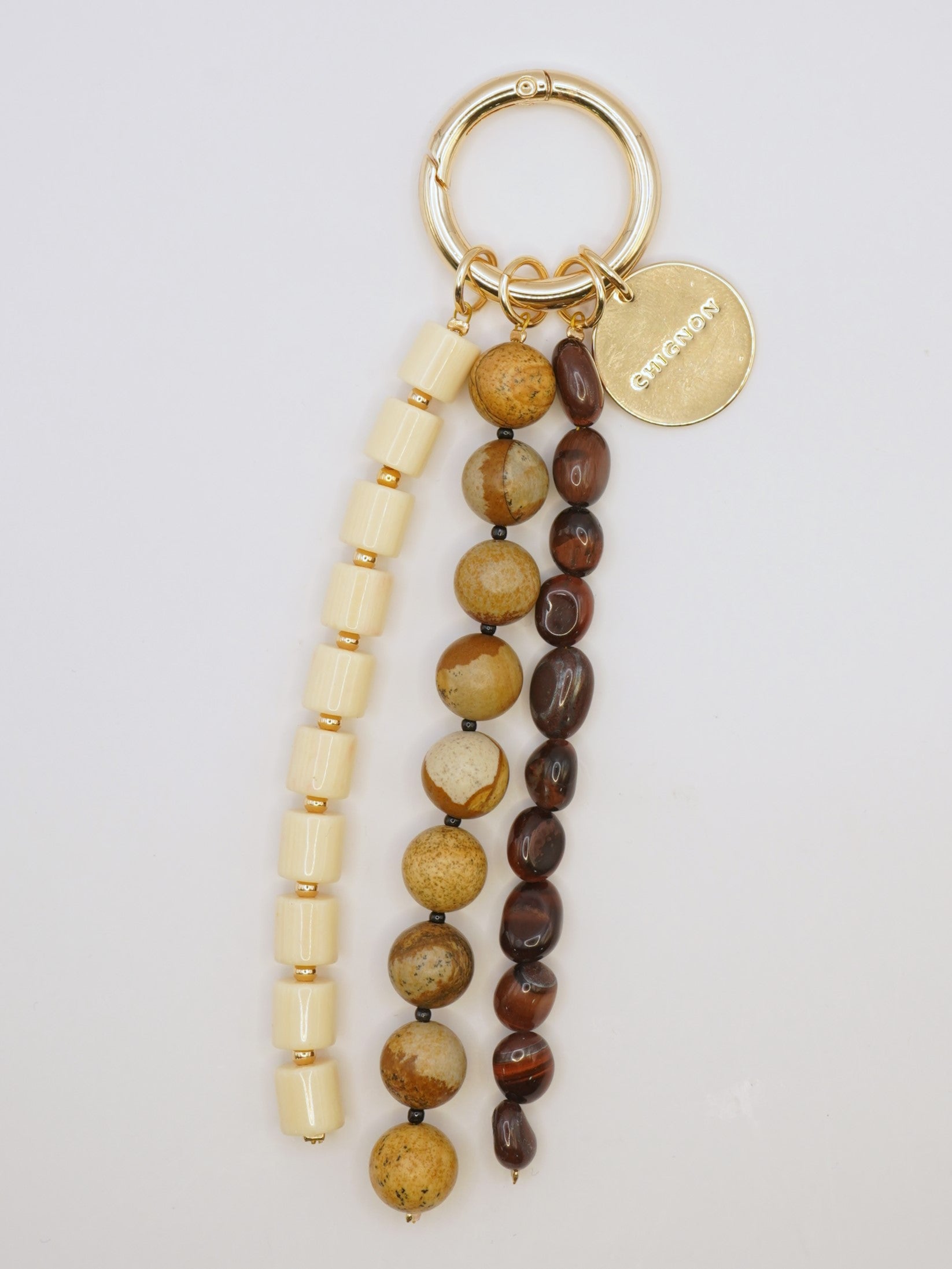 【CHIGNON】天然石ネックレス&キーホルダー/0061-117SH