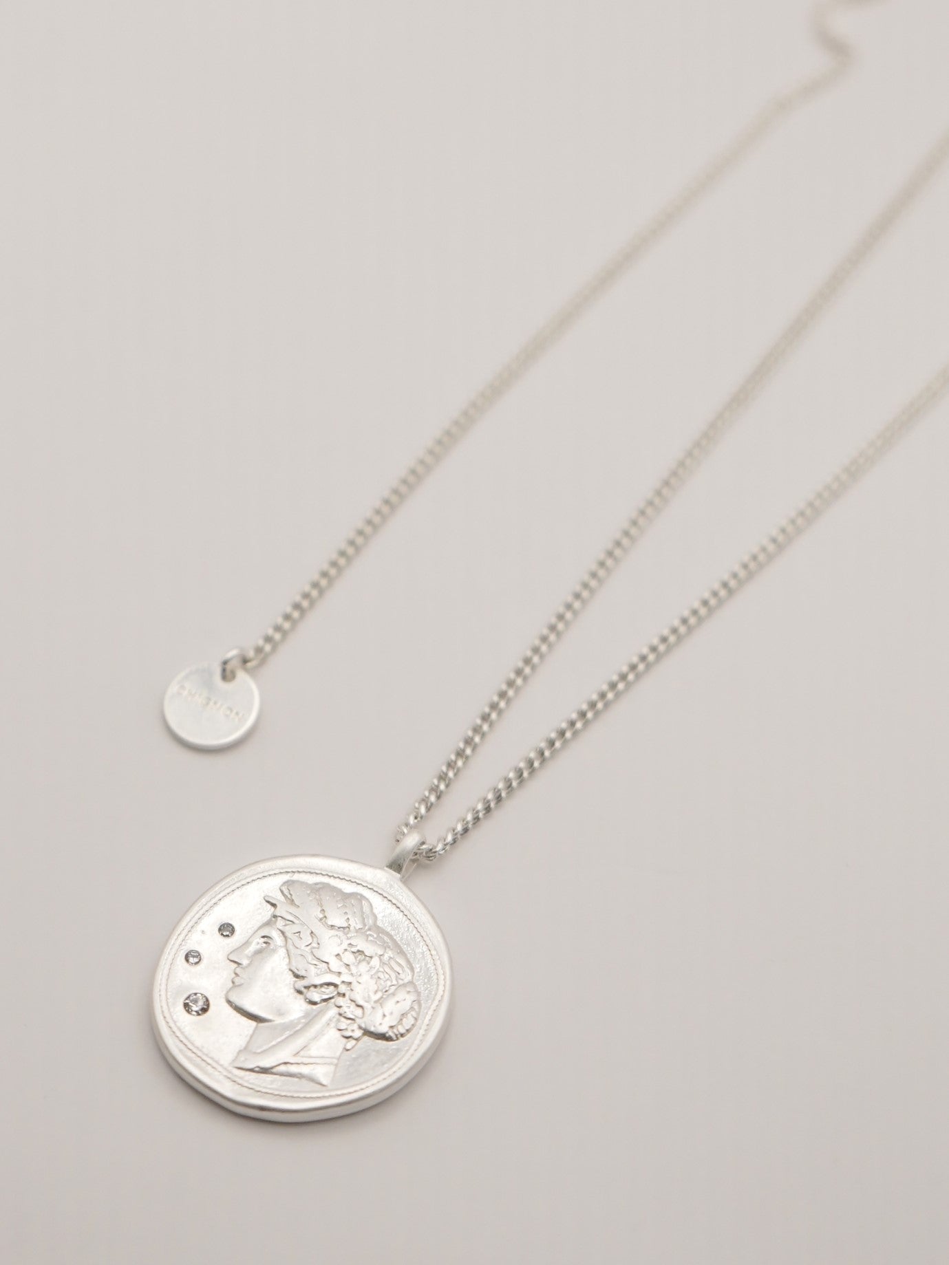 【CHIGNON】石入りコインネックレス/0061-118SH