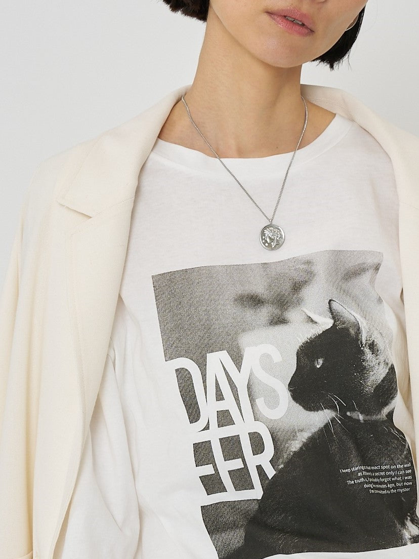 【CHIGNON】石入りコインネックレス/0061-118SH