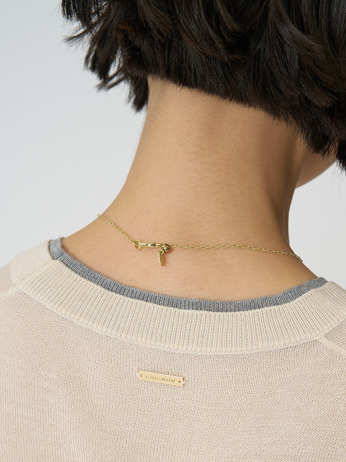 【CHIGNON】変形コインネックレス/0061-119SH