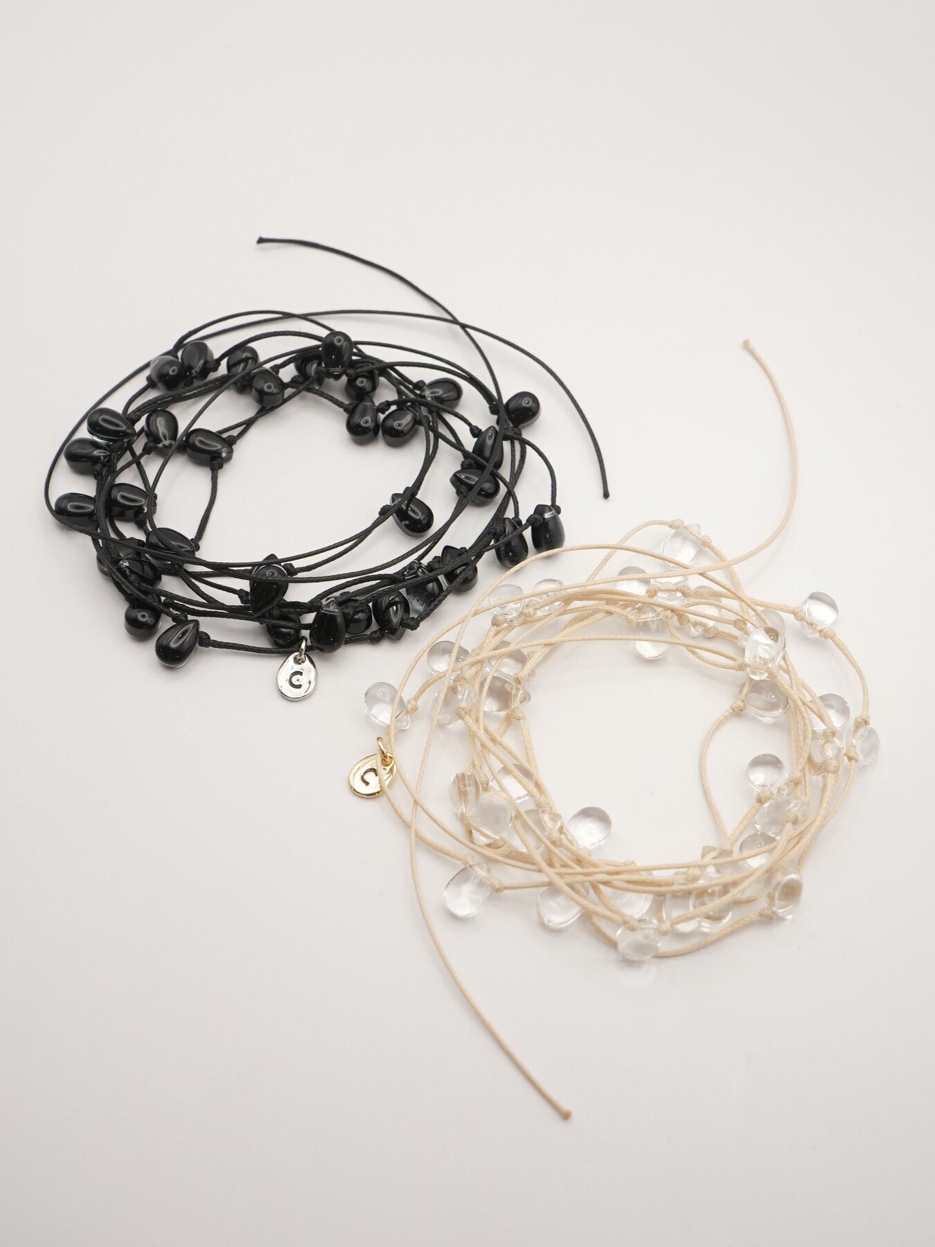 再入荷予約】【CHIGNON】ドロップガラスコードネックレス/0062-437-5SH