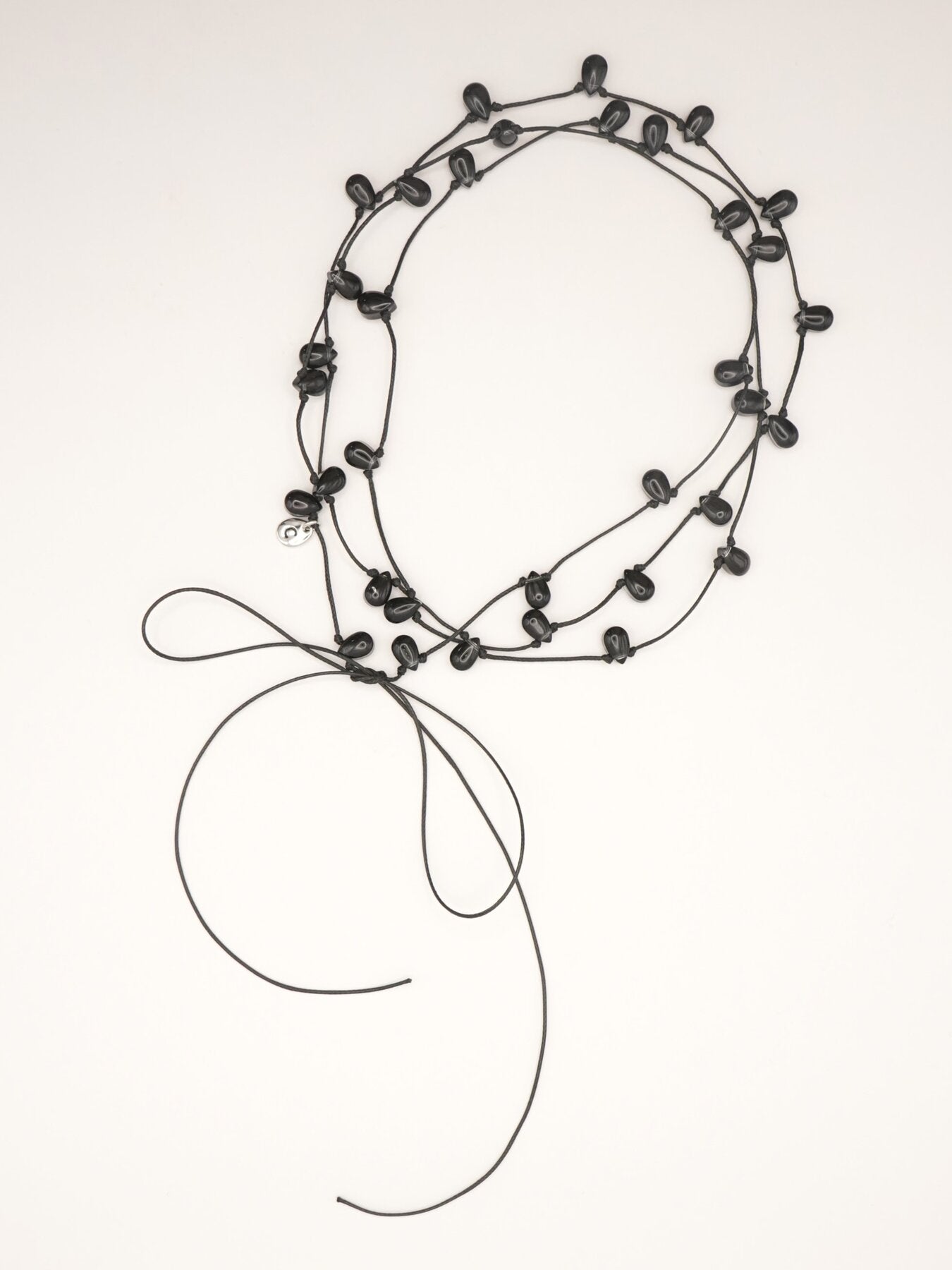 【再入荷予約】【CHIGNON】ドロップガラスコードネックレス/0062-437-5SH