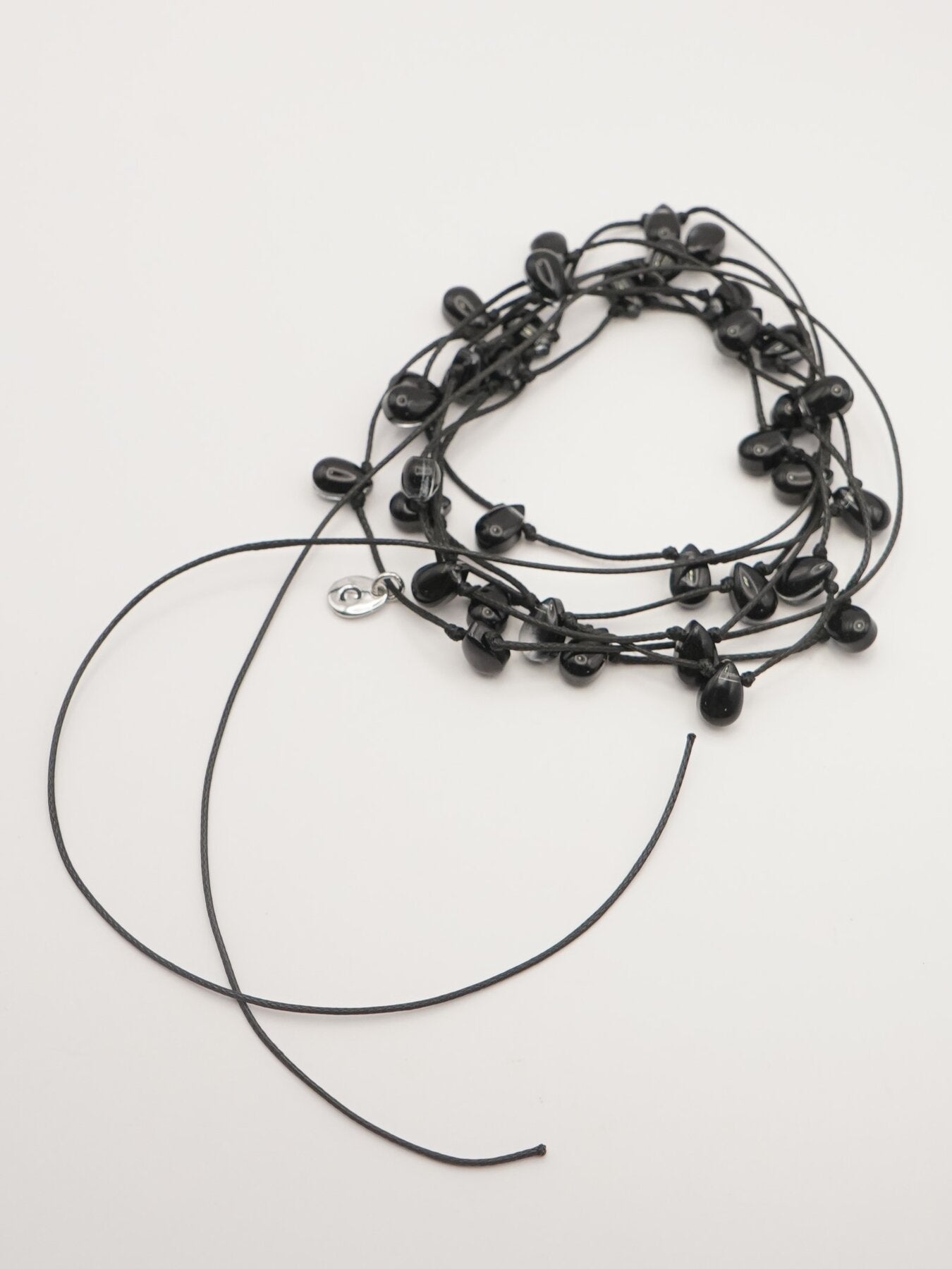 【再入荷予約】【CHIGNON】ドロップガラスコードネックレス/0062-437-5SH