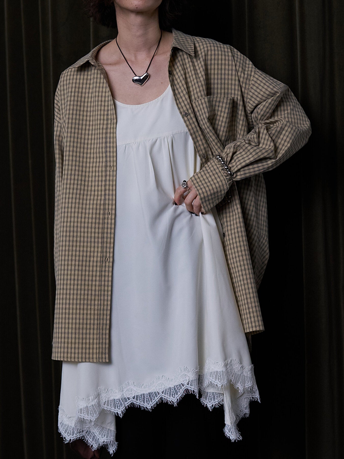 【CHIGNON】ハートブローチ&ネックレス/0064-174SH