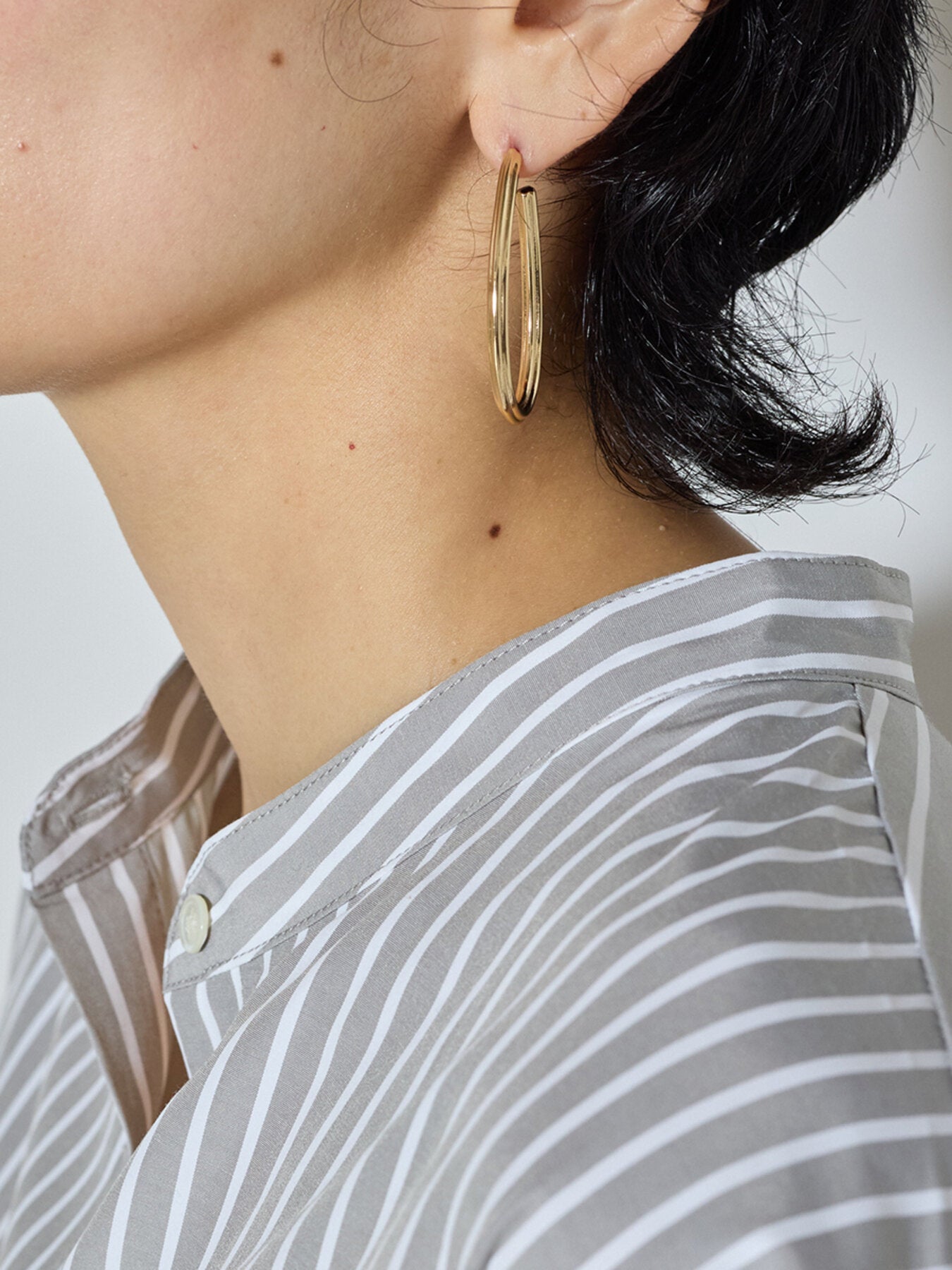 【CHIGNON】クローバーフープピアス&ミニエポピアス/0065-452SH