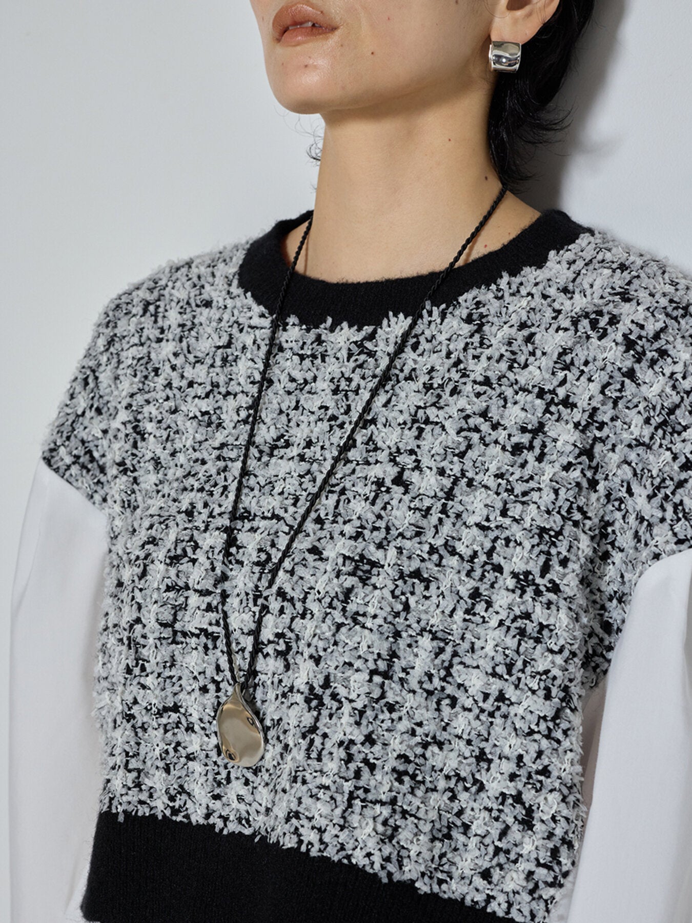 【CHIGNON】メルティスクエアWフェイスピアス/0065-455SH