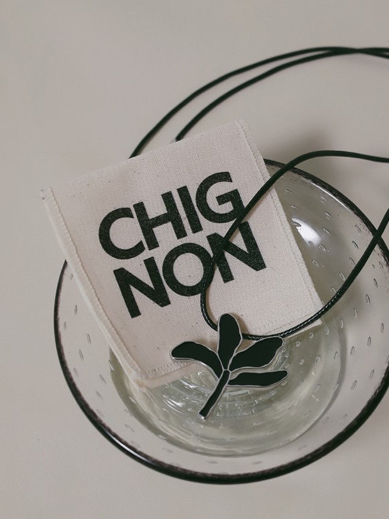 【CHIGNON】リーフエポブローチ&ネックレス/0066-785SH