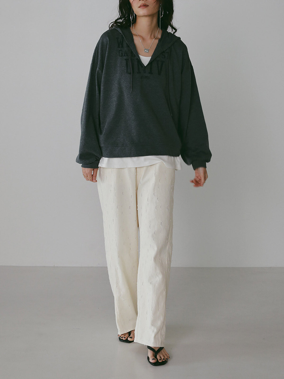 【CHIGNON】ドロップフープ2WAYピアス/0066-787SH