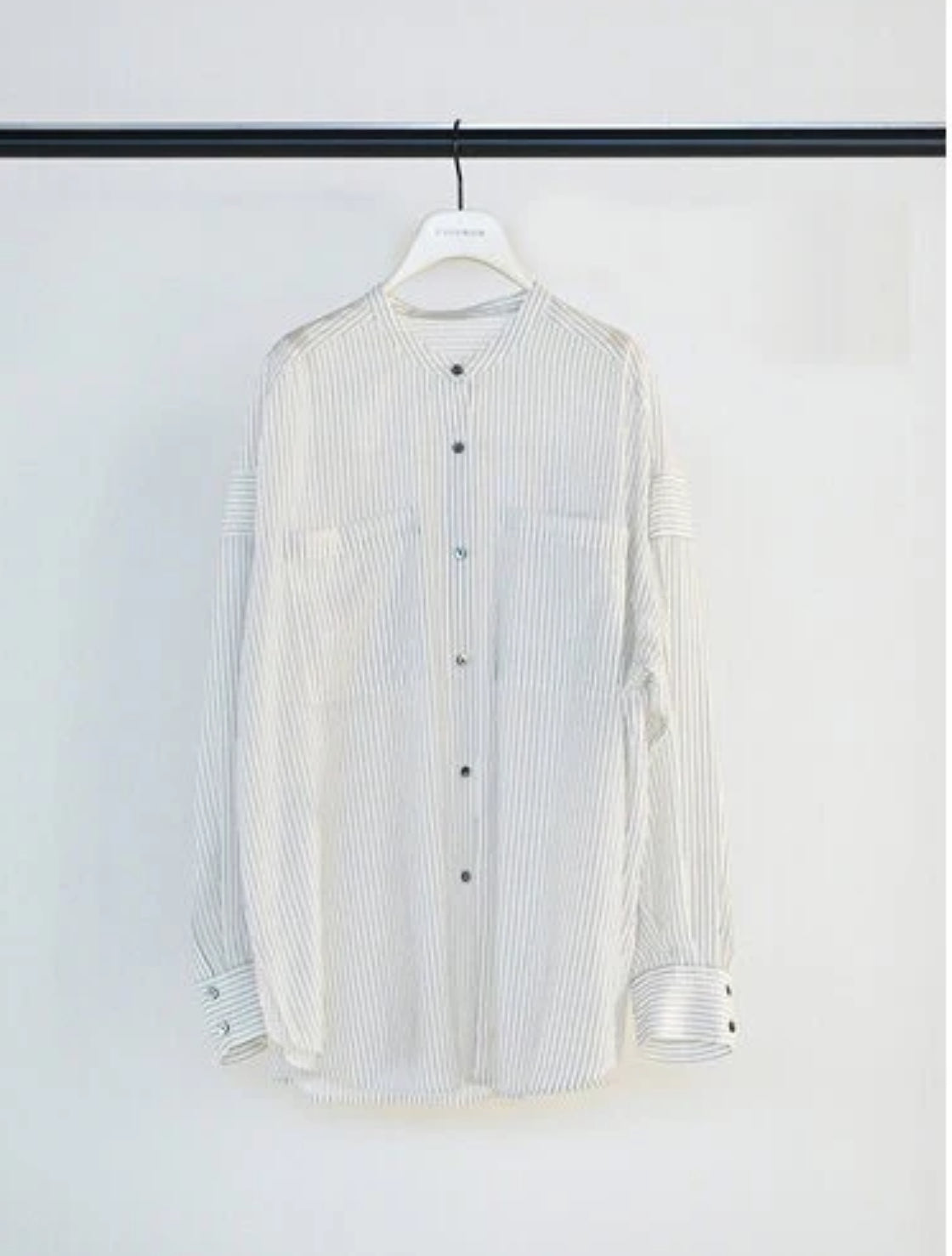 【CHIGNON】シアーストライプオーバーシャツ/1861-005KK