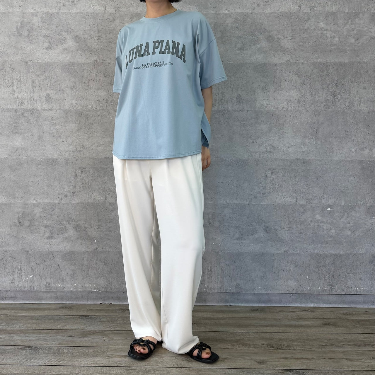 【Anna Kerry】ハーフスリーブロゴTシャツ/85261915
