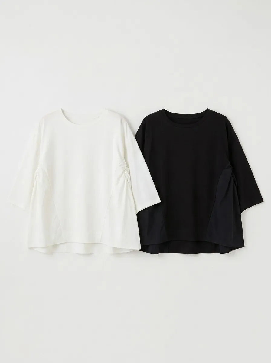 【RILATO】異素材ミックスTシャツ/R27145