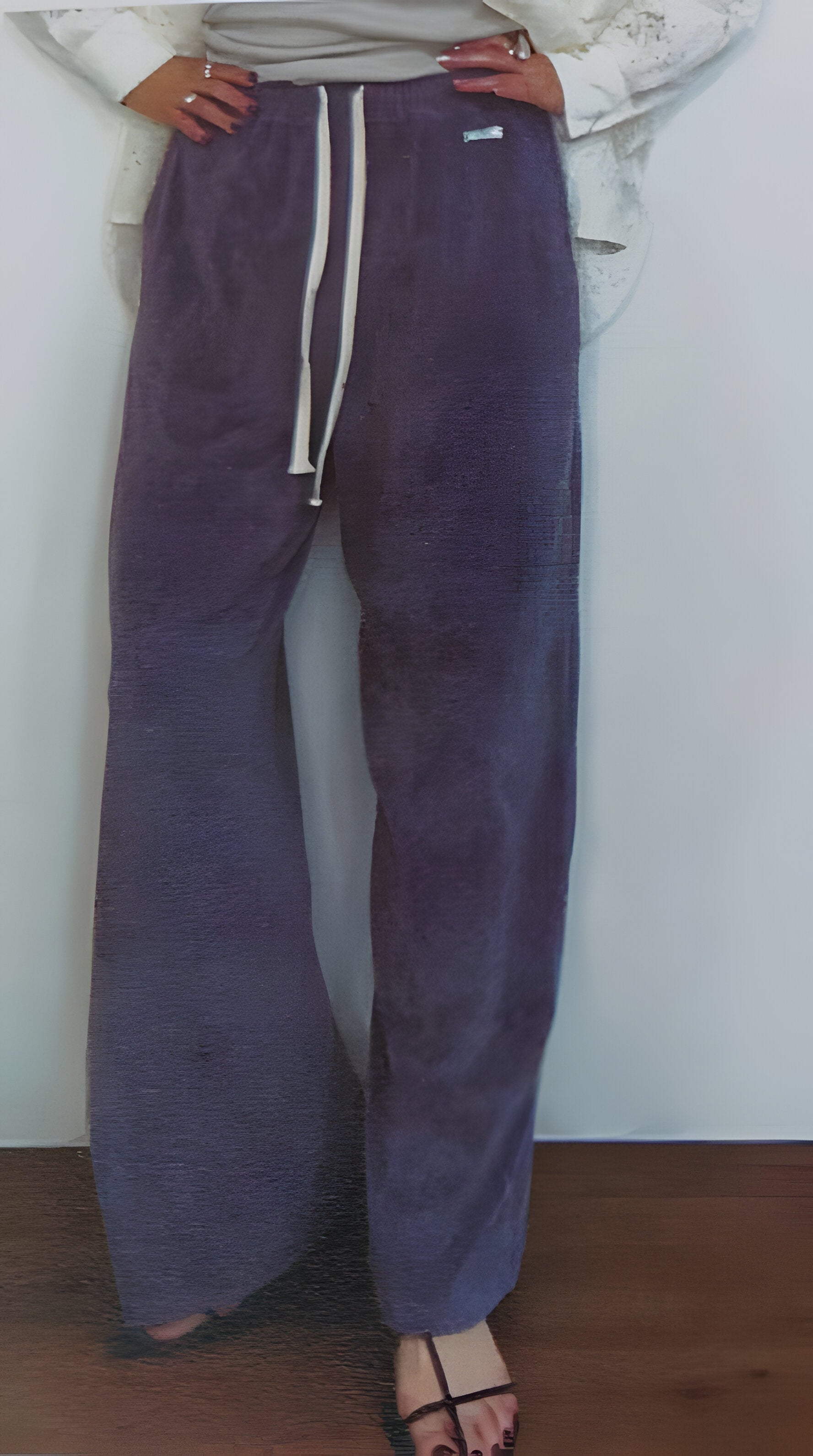 【PRIORITY】パイルワイドイージーパンツ/P61092SP