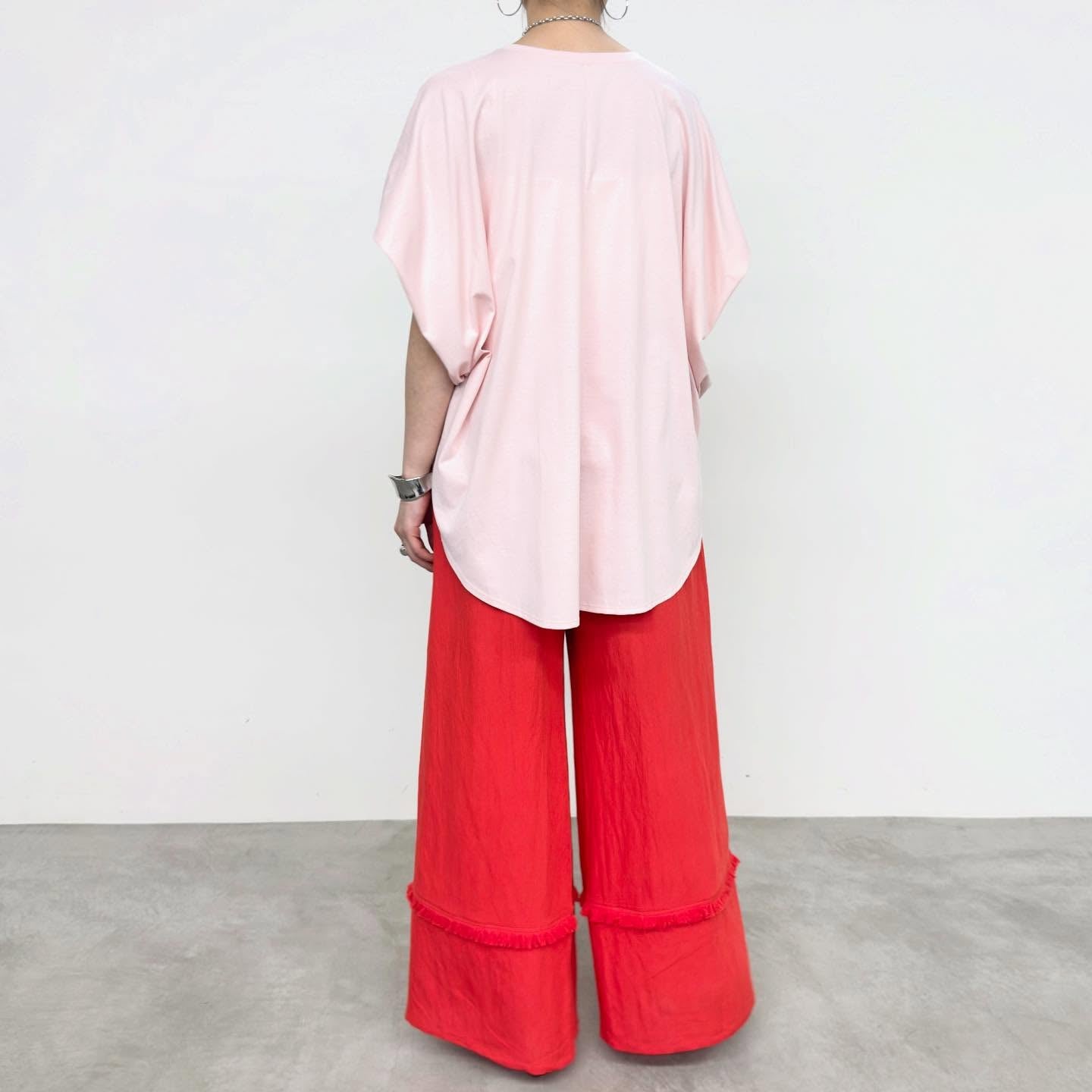 【NUS】コンパクトクールローレル天笠タックススリーブフォトTシャツ/610-35045