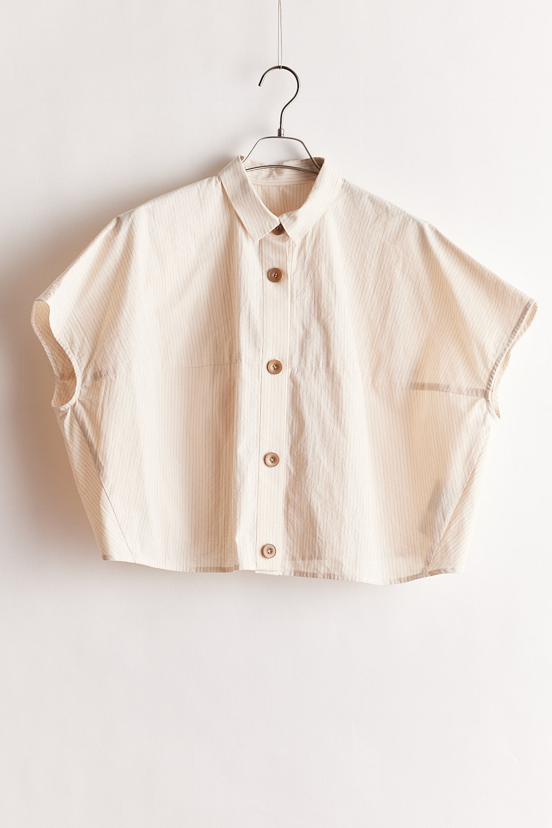 【STELLA CIFFON】ナチュラルリップルボイルボリュームトップ/ST2-26406