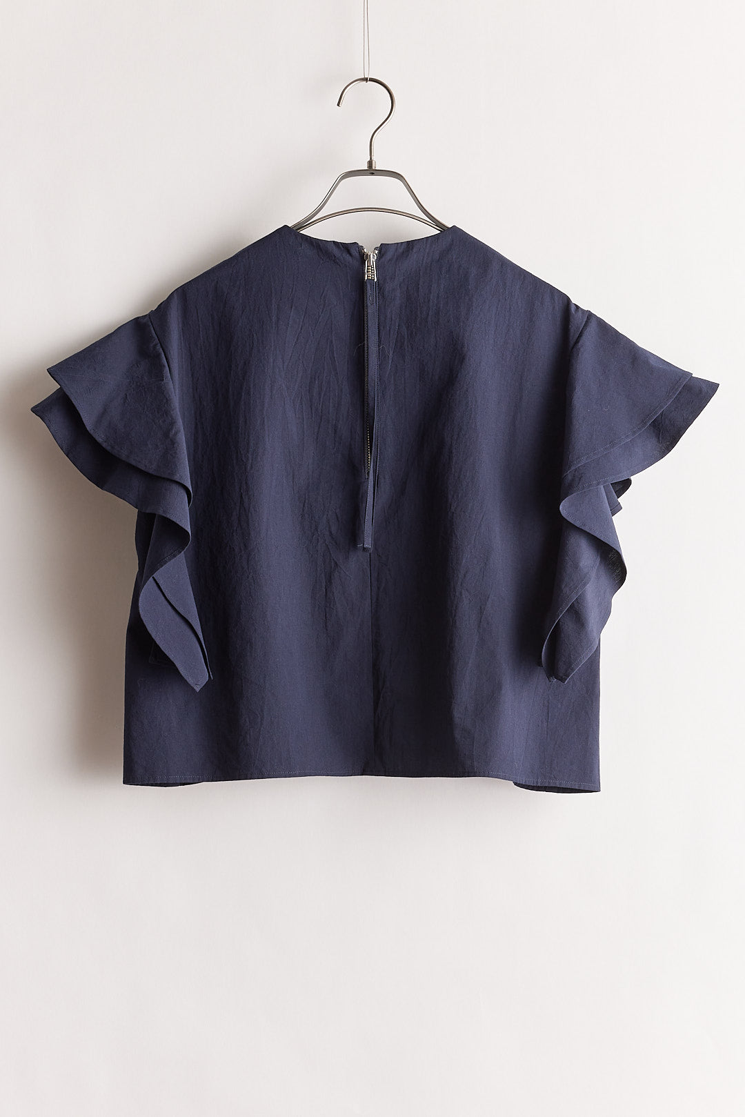 【STELLA CIFFON】コットンリネンMUgワッシャーフリルブラウス/ST2-26405