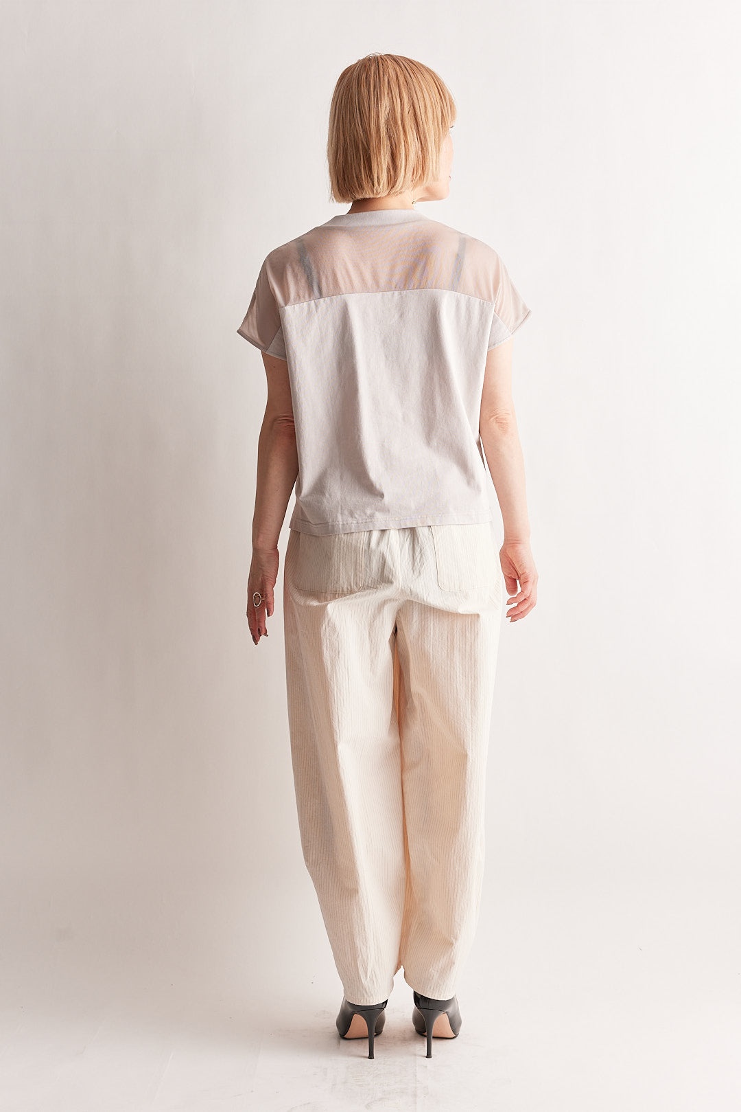 【STELLA CIFFON】トリコットシフォンジャージトップ/ST2-26503