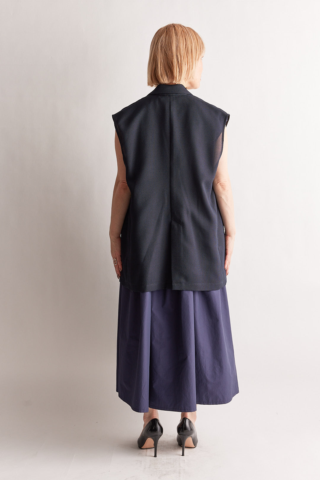 【STELLA CIFFON】オクタツイードメッシュベスト/ST2-26104