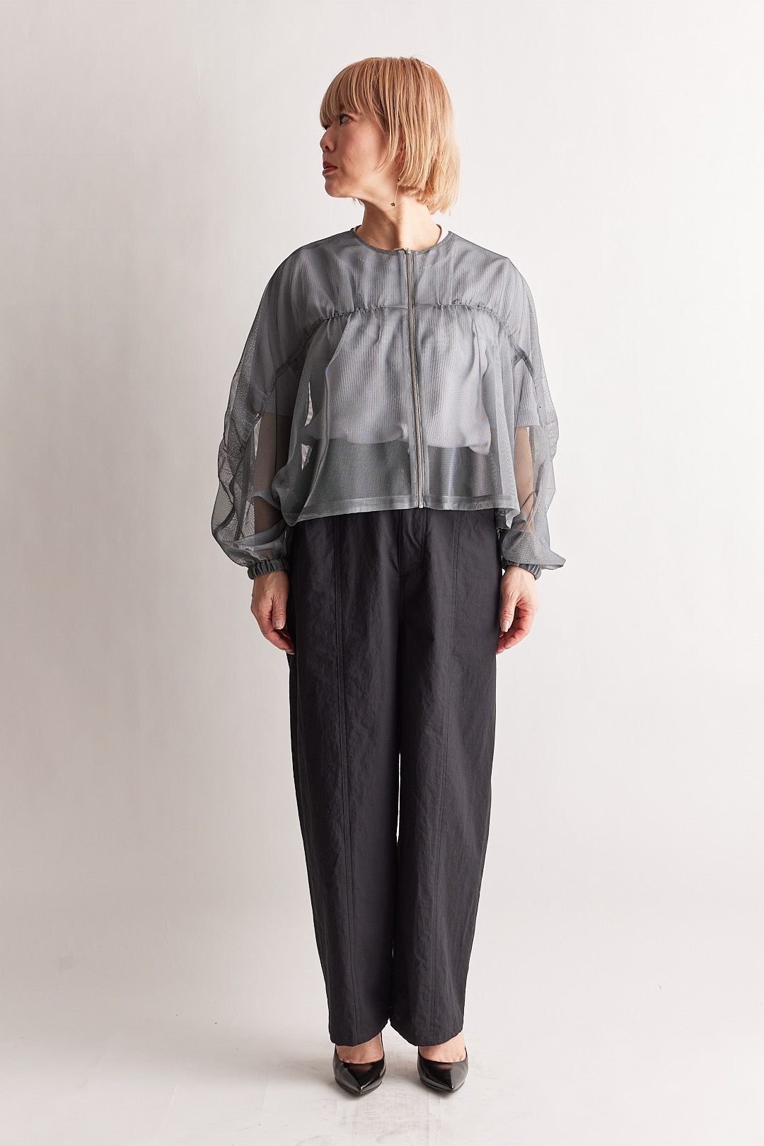 【STELLA CIFFON】カチオンリバーシブルメッシュブルゾン/ST2-26102