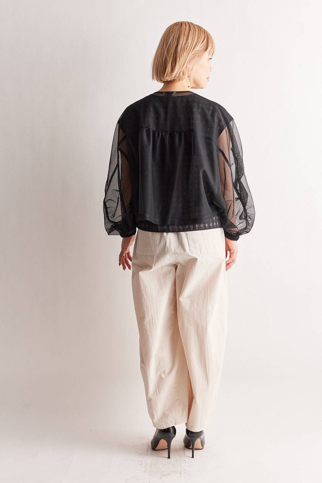 【STELLA CIFFON】カチオンリバーシブルメッシュブルゾン/ST2-26102