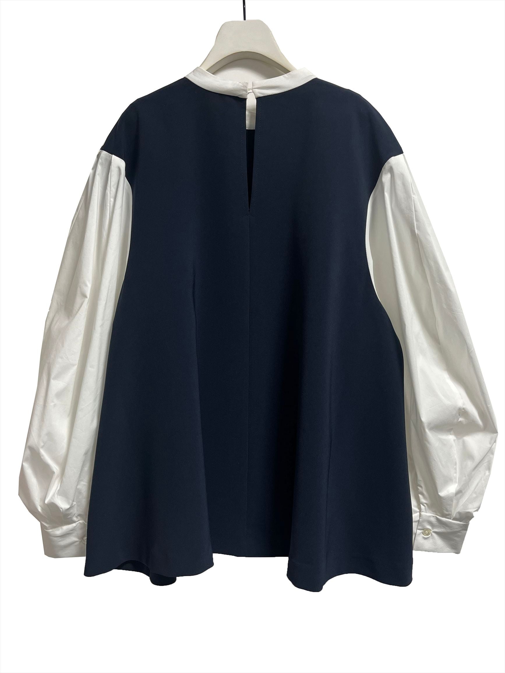 【CHIGNON】ボリューム袖ハイネックブラウス/1236-524-2MK